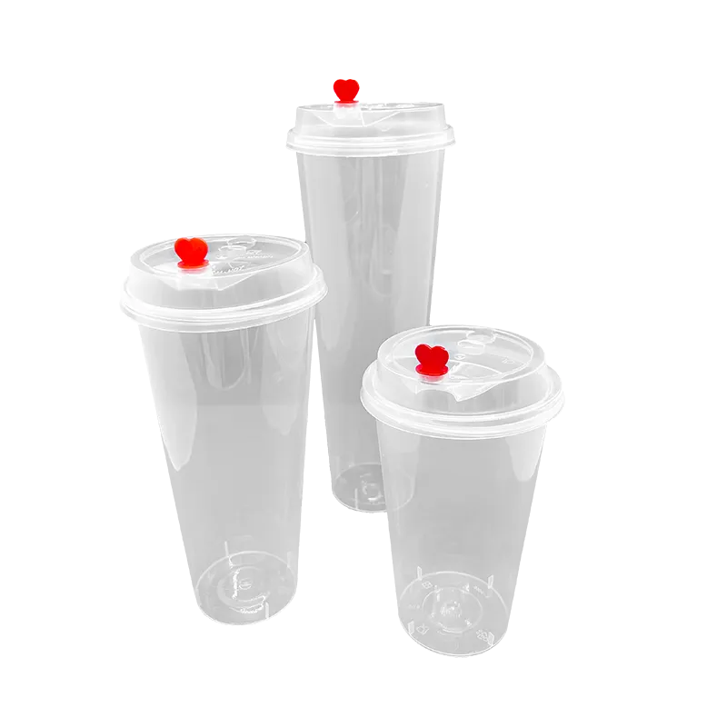 CCF 22/24OZ(D90MM) Premium PP Injection Plastic Cup - Clear 500 Pieces/Case