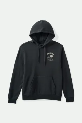 Charging Buffalo Hoodie - Washed Black