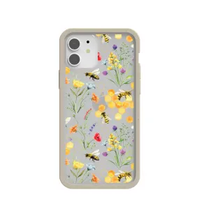 Clear Sweet Bees iPhone 12/ iPhone 12 Pro Case With London Fog Ridge