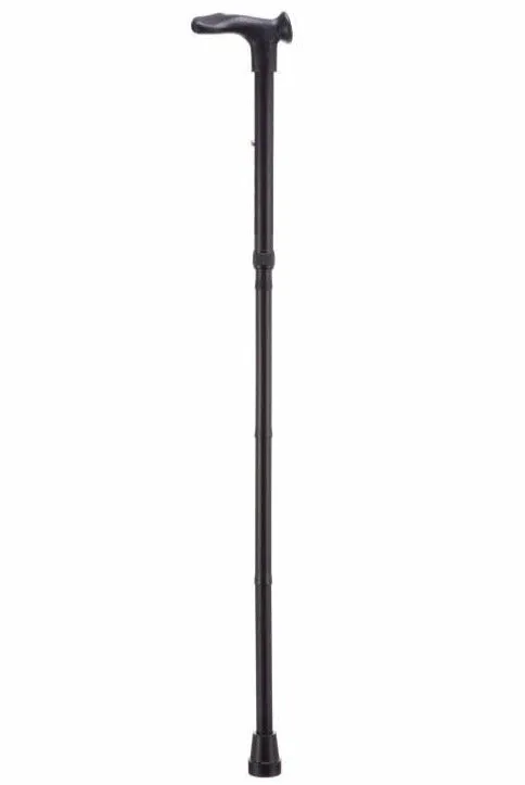 Comfort Grip Cane - Folding & Adjustable - Black