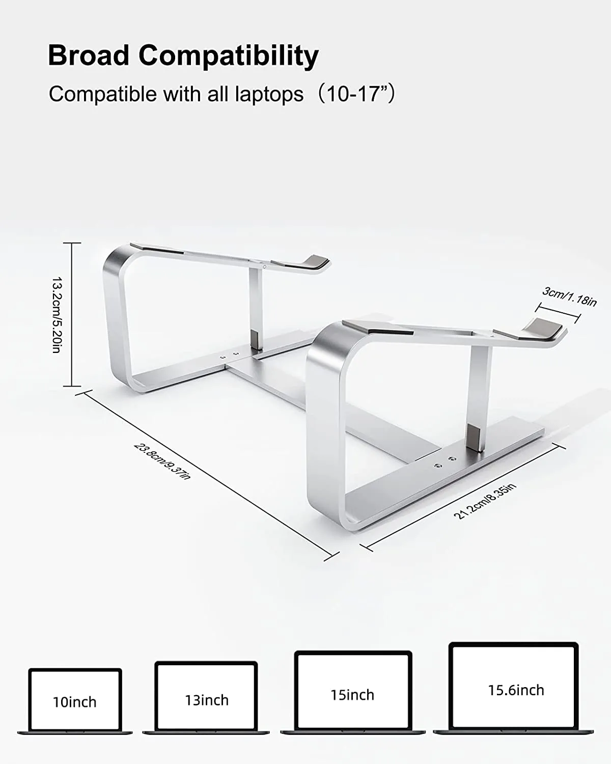 Computer Stand for Laptop, 10-17 Inch Laptops