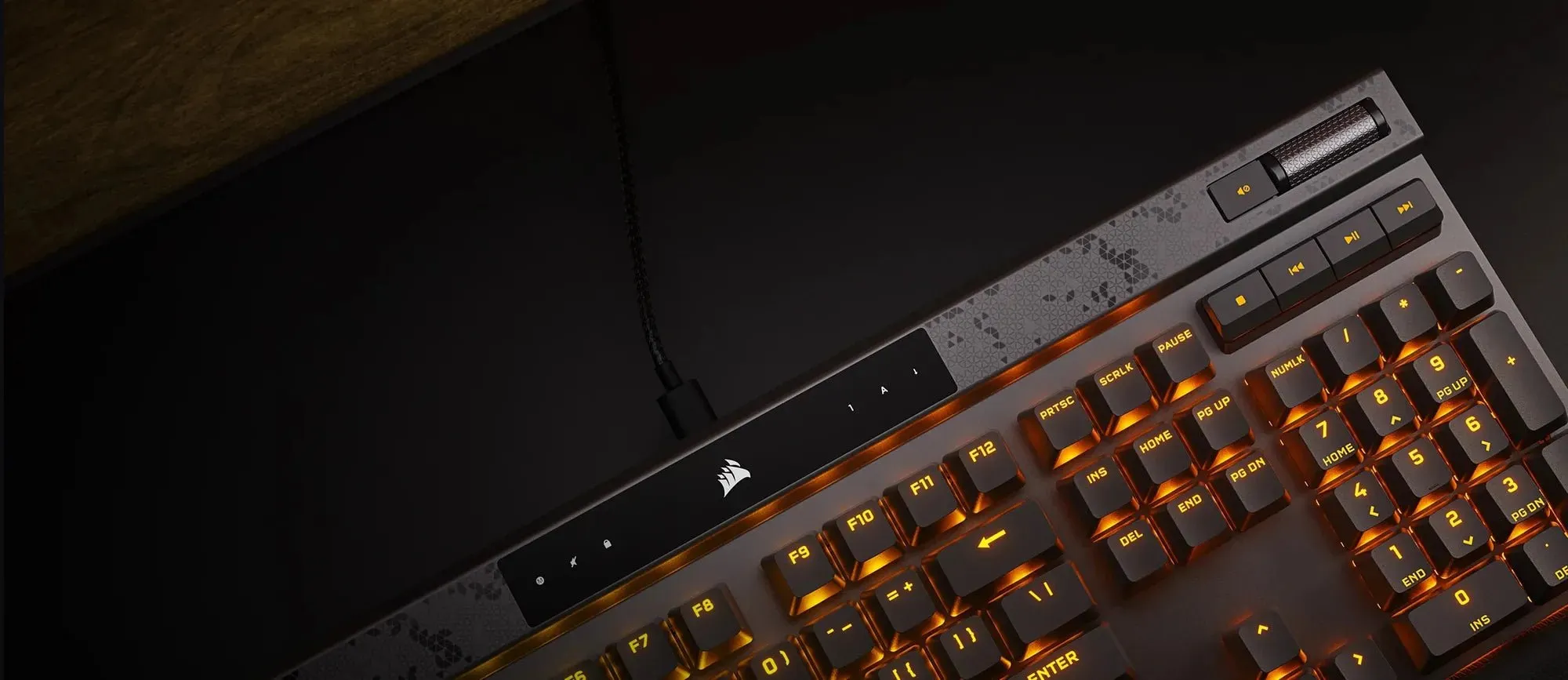 CORSAIR K70 MAX RGB Magnetic-Mechanical Gaming Keyboard; Adjustable CORSAIR MGX Switches; Steel Gray