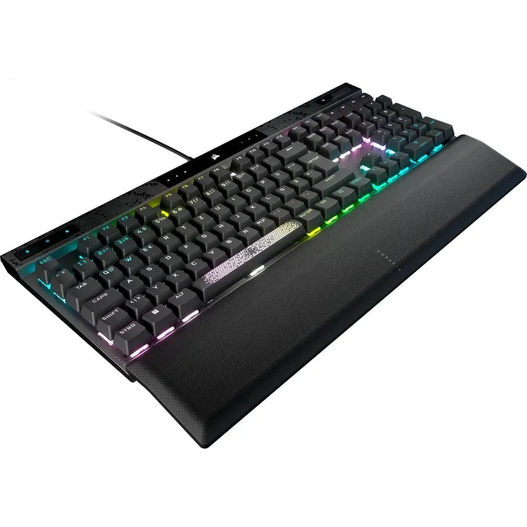 CORSAIR K70 MAX RGB Magnetic-Mechanical Gaming Keyboard; Adjustable CORSAIR MGX Switches; Steel Gray