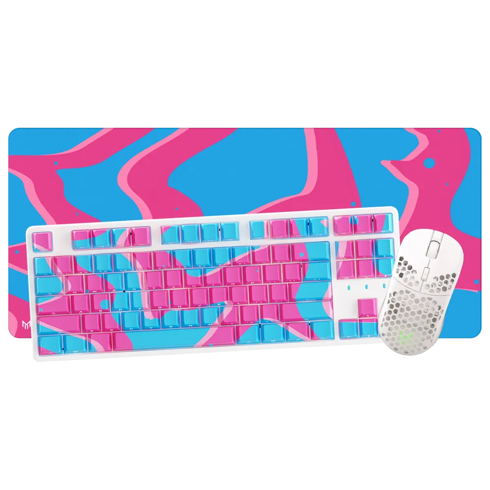 Cotton Candy Bundle - TKL Mechanical Keyboard Bundle