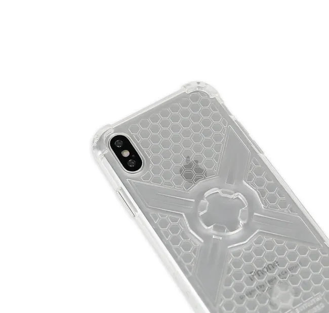 Cube-Intuitive iPhone X/XS X-Guard, Clear Bones Infinity mount Cover (MA12-0008)