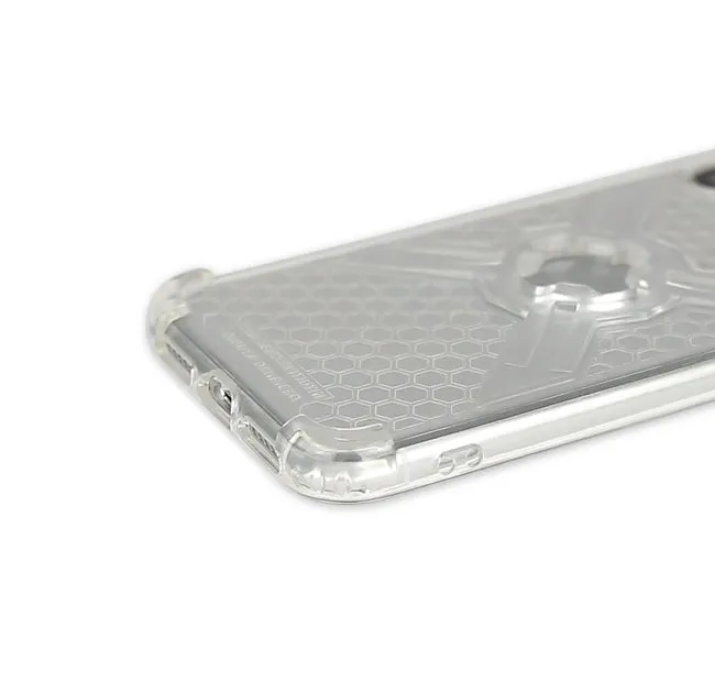 Cube-Intuitive iPhone X/XS X-Guard, Clear Bones Infinity mount Cover (MA12-0008)