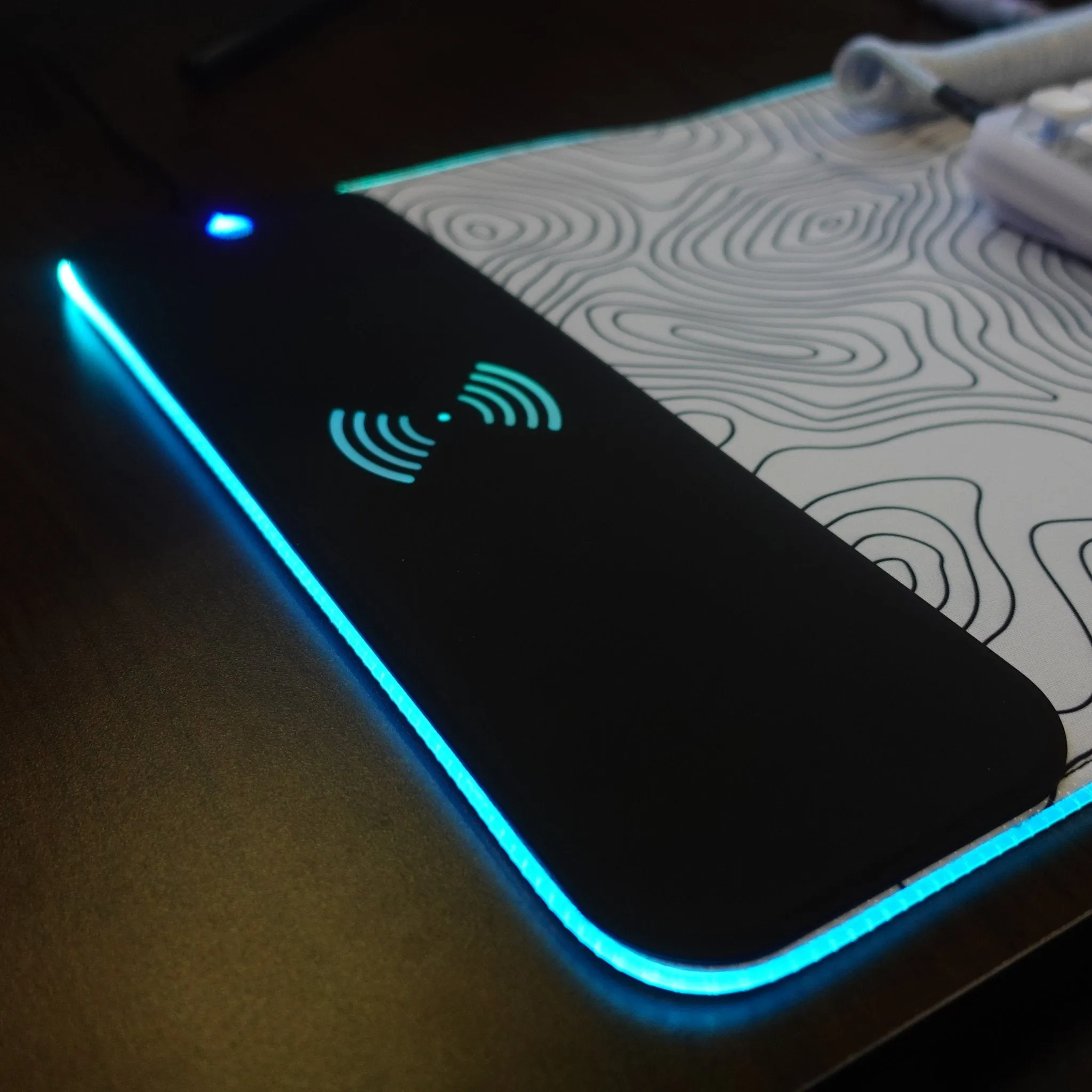 Custom Wireless Charging RGB Deskmat | Custom Your Own Design | Custom Deskmat