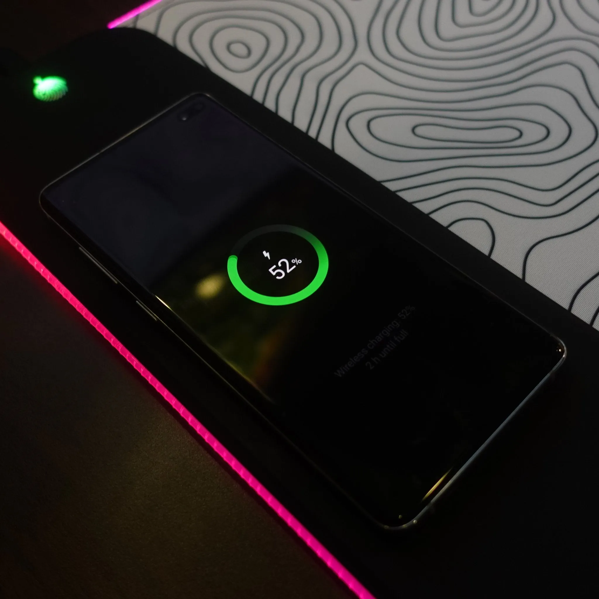 Custom Wireless Charging RGB Deskmat | Custom Your Own Design | Custom Deskmat