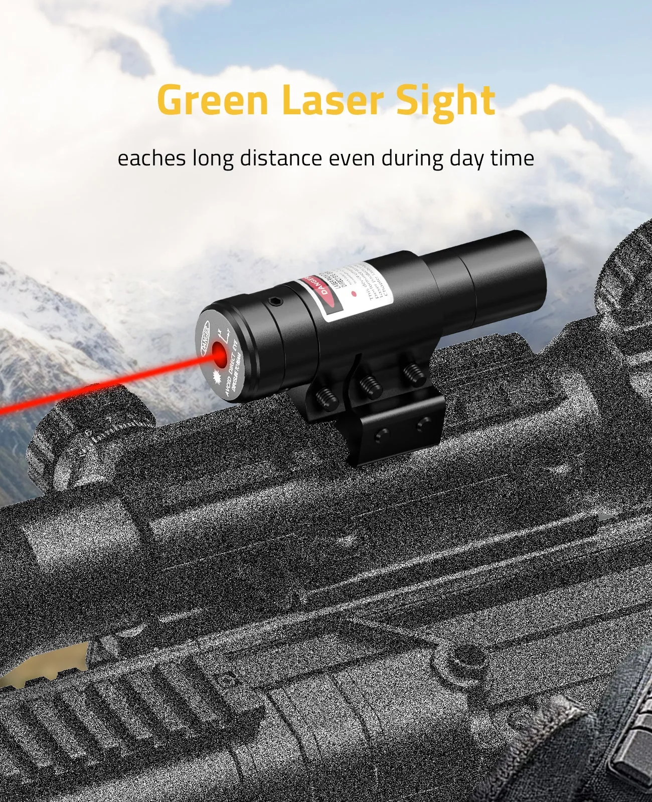 CVLIFE EagleFeather 4-16x50 Tactical Rifle Scope Red & Green Dot Sight