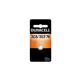 D303/357PK08 Duracell, D303/D357, Button Battery, Silver Oxide, 1PK