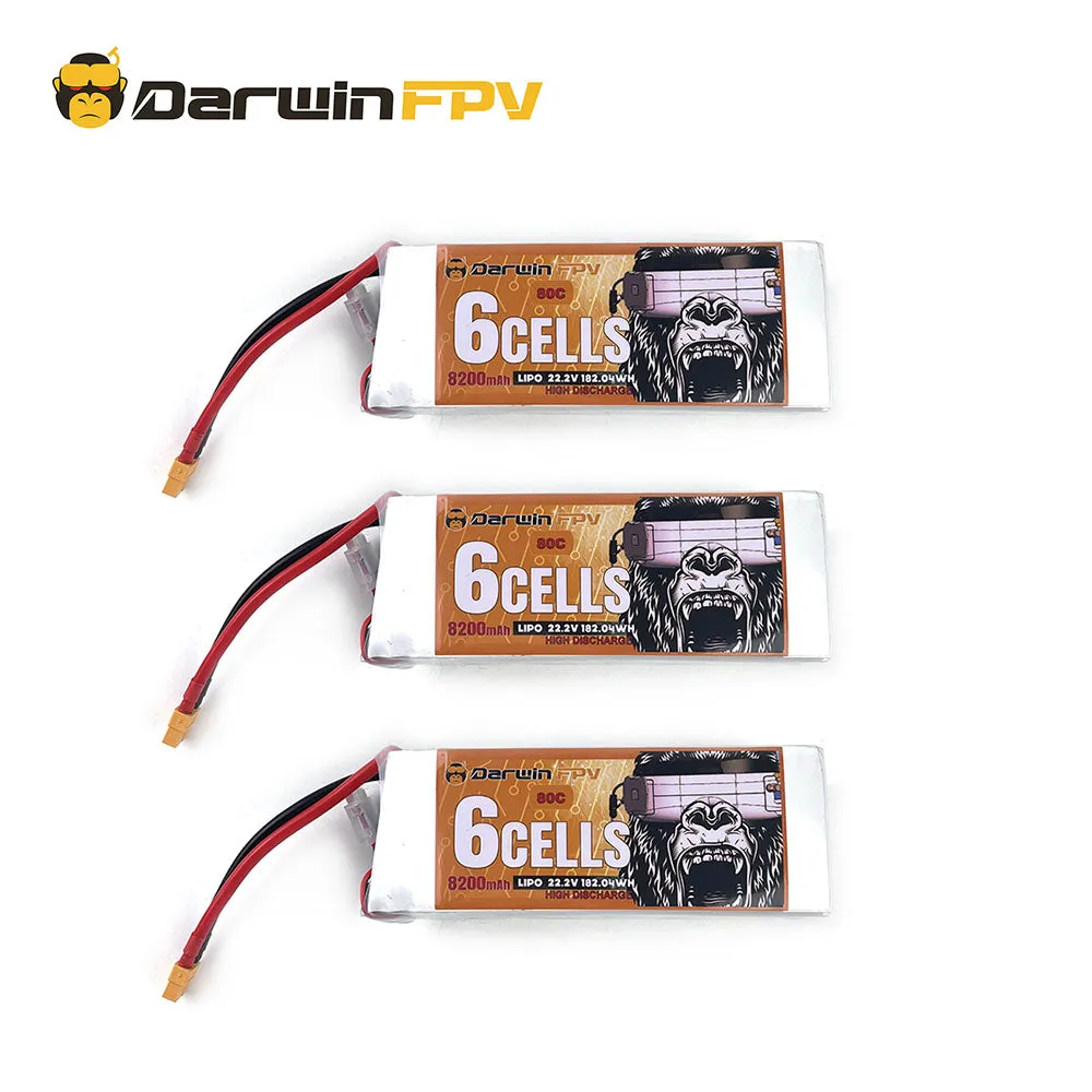 DarwinFPV 6S 8200mAh 80C 22.2V FPV Battery