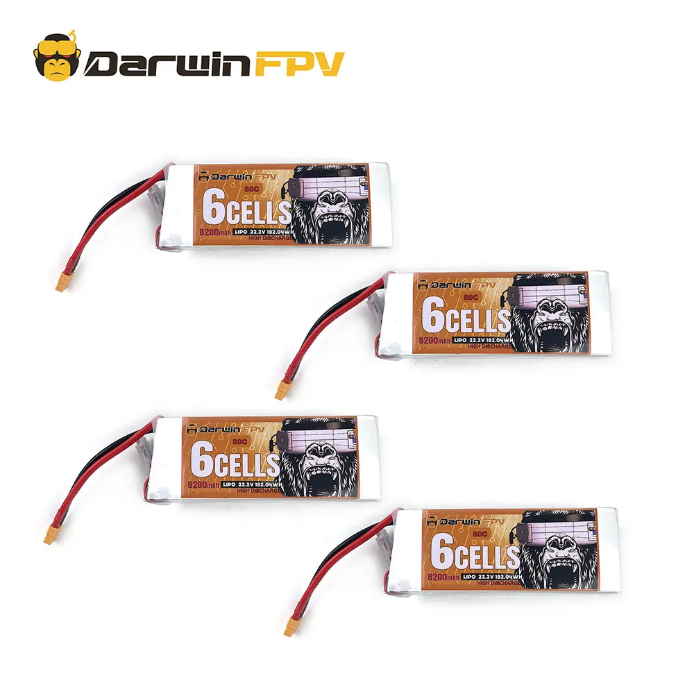 DarwinFPV 6S 8200mAh 80C 22.2V FPV Battery