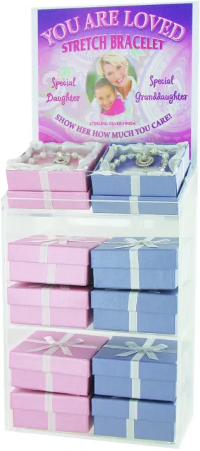 daughter and grandaughter stretch bracelet Case of 24