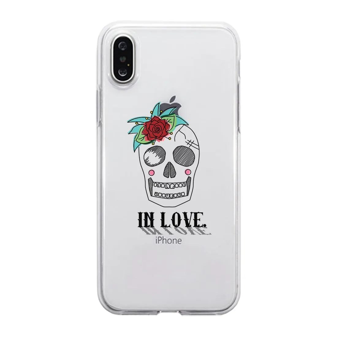 Deadly In Love Clear Case Cute Matching Phone Case for Couples