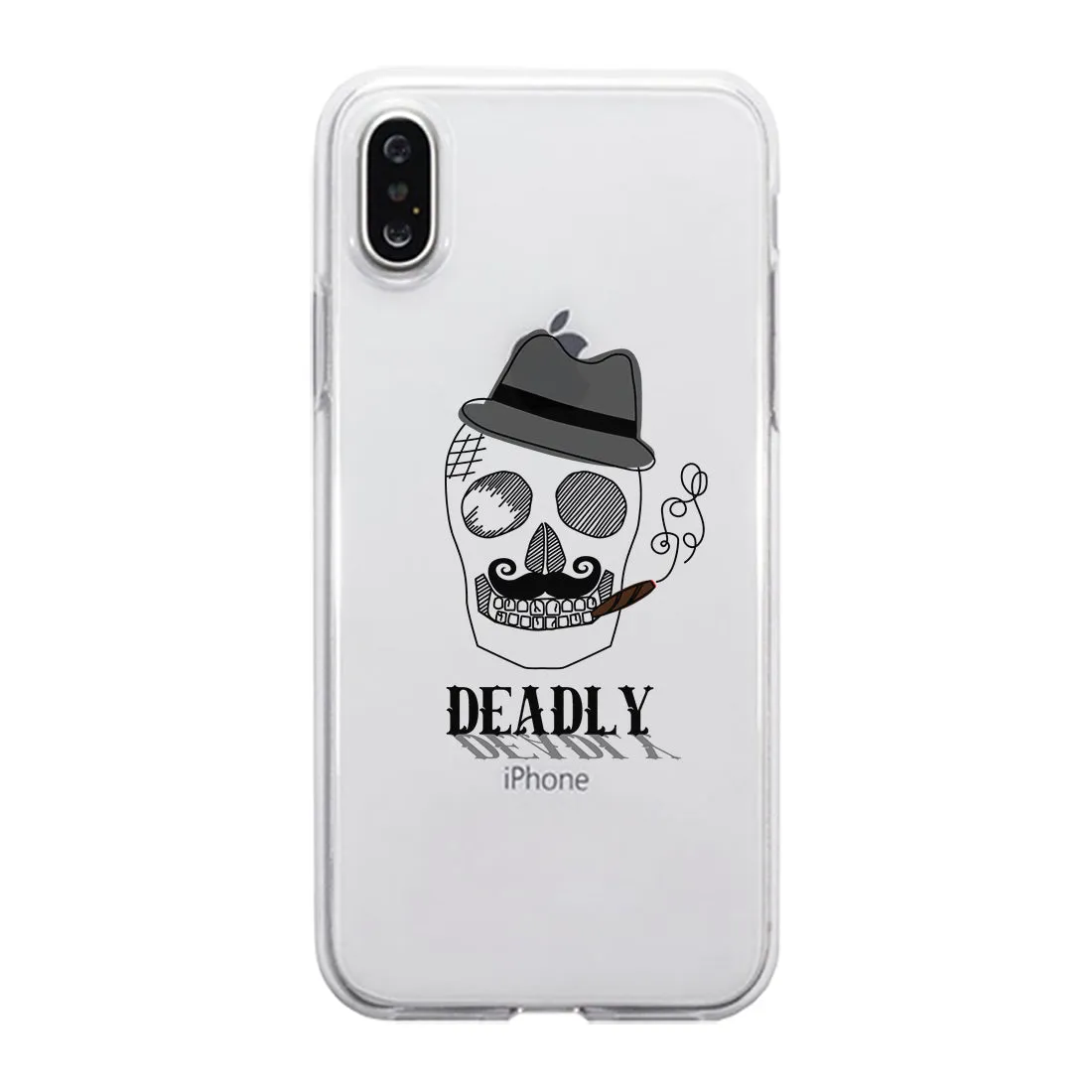 Deadly In Love Clear Case Cute Matching Phone Case for Couples