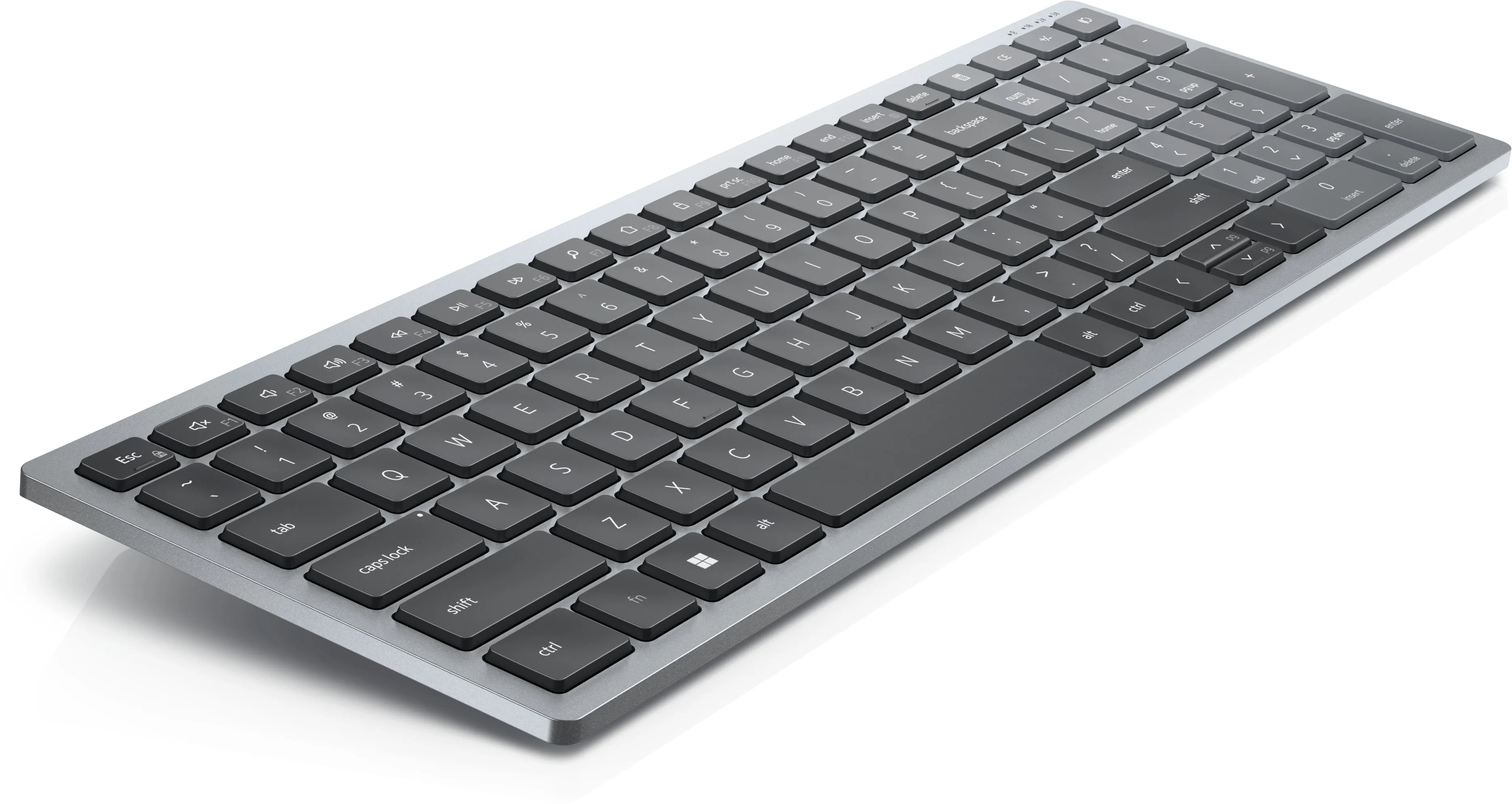 Dell Kb740 Keyboard Rf Wireless   Bluetooth Qwerty Us International Grey, Black