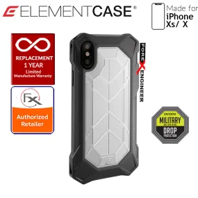 Element Case Rev for iPhone Xs - X - 3 meters Drop Proof Protection - Clear