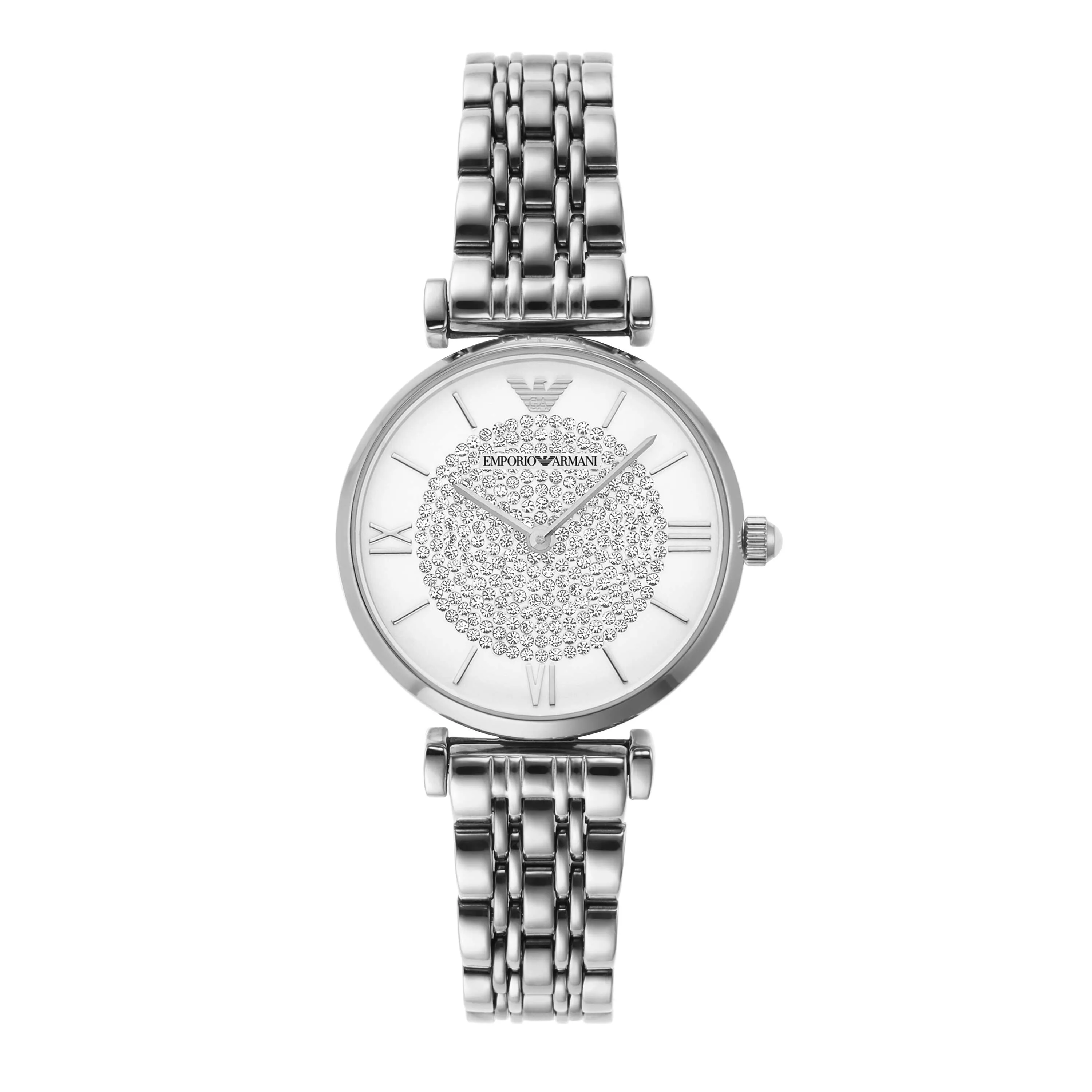 Emporio Armani Silver-Tone Analogue Watch AR1925