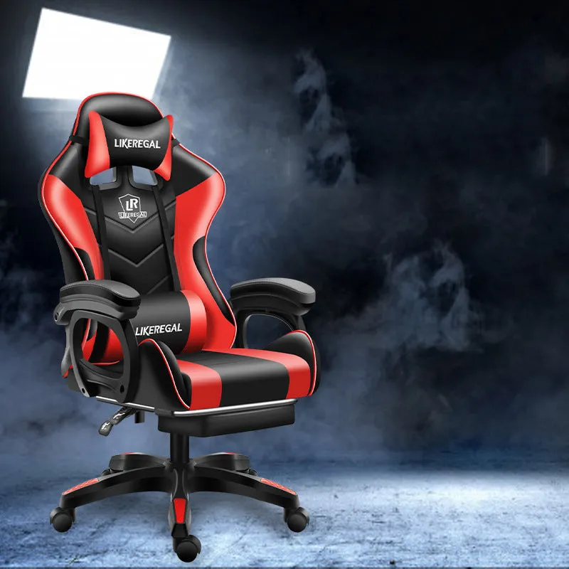 Ergonomic High Back Computer Gaming Chair with Height Adjustment