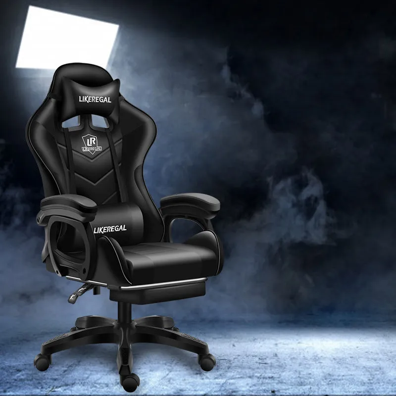 Ergonomic High Back Computer Gaming Chair with Height Adjustment