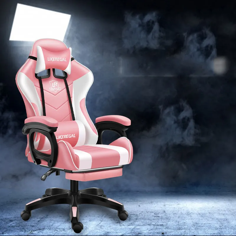 Ergonomic High Back Computer Gaming Chair with Height Adjustment