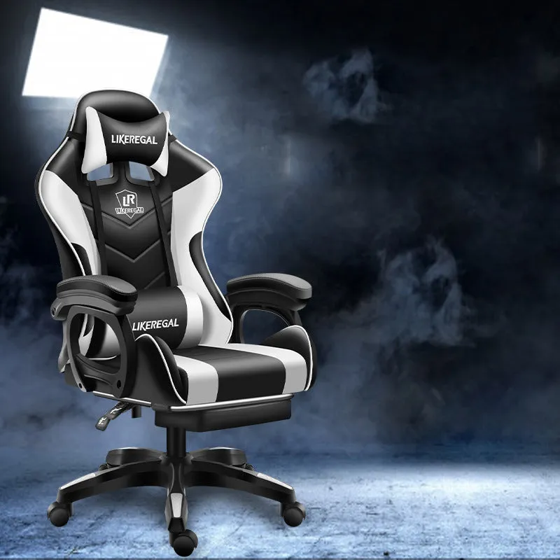 Ergonomic High Back Computer Gaming Chair with Height Adjustment