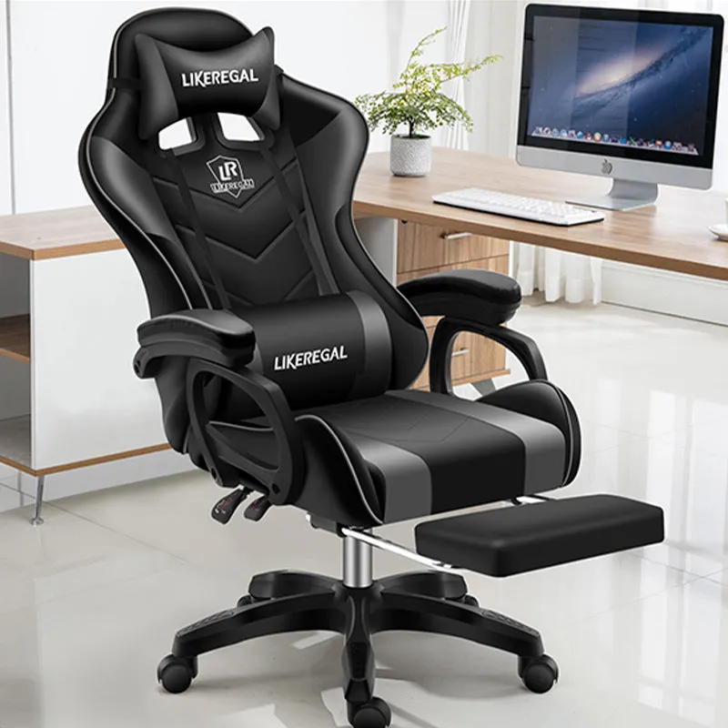 Ergonomic High Back Computer Gaming Chair with Height Adjustment