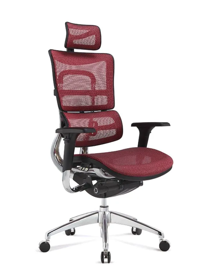 Ergonomic High Back Office Chair with Adjustable Height, Headrest and Armrest for Office Executives and Home Use