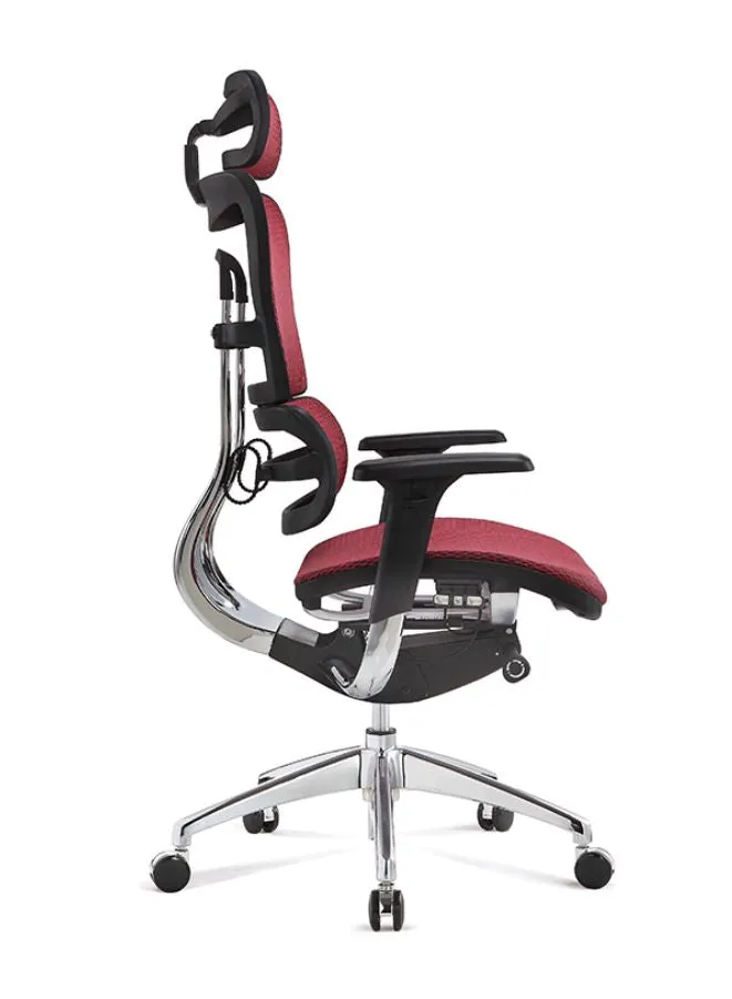 Ergonomic High Back Office Chair with Adjustable Height, Headrest and Armrest for Office Executives and Home Use