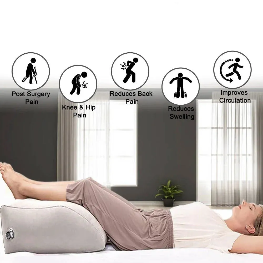 Ergonomic Inflatable Leg Pillow