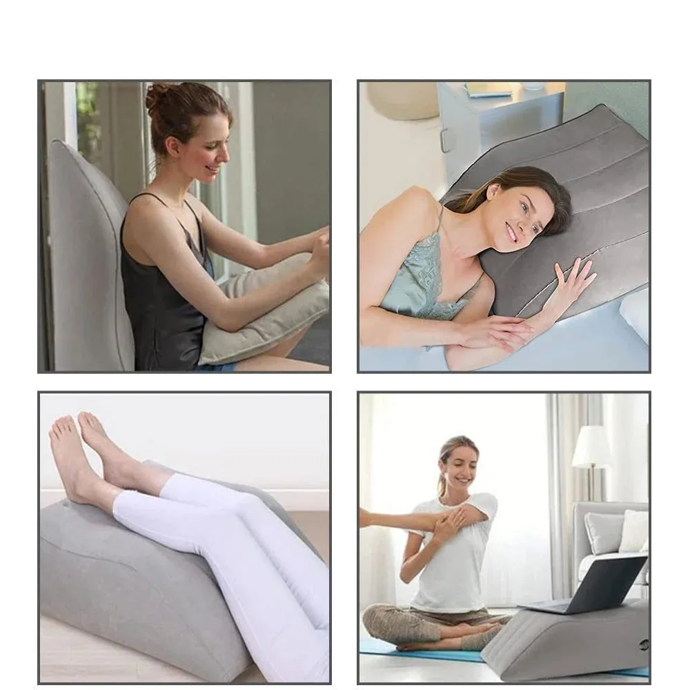 Ergonomic Inflatable Leg Pillow