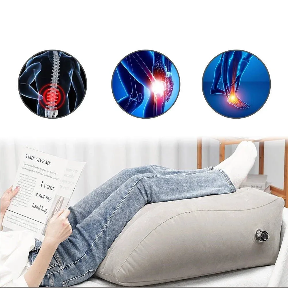 Ergonomic Inflatable Leg Pillow