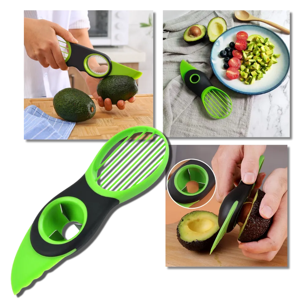 Ergonomic Multifunctional Avocado Tool