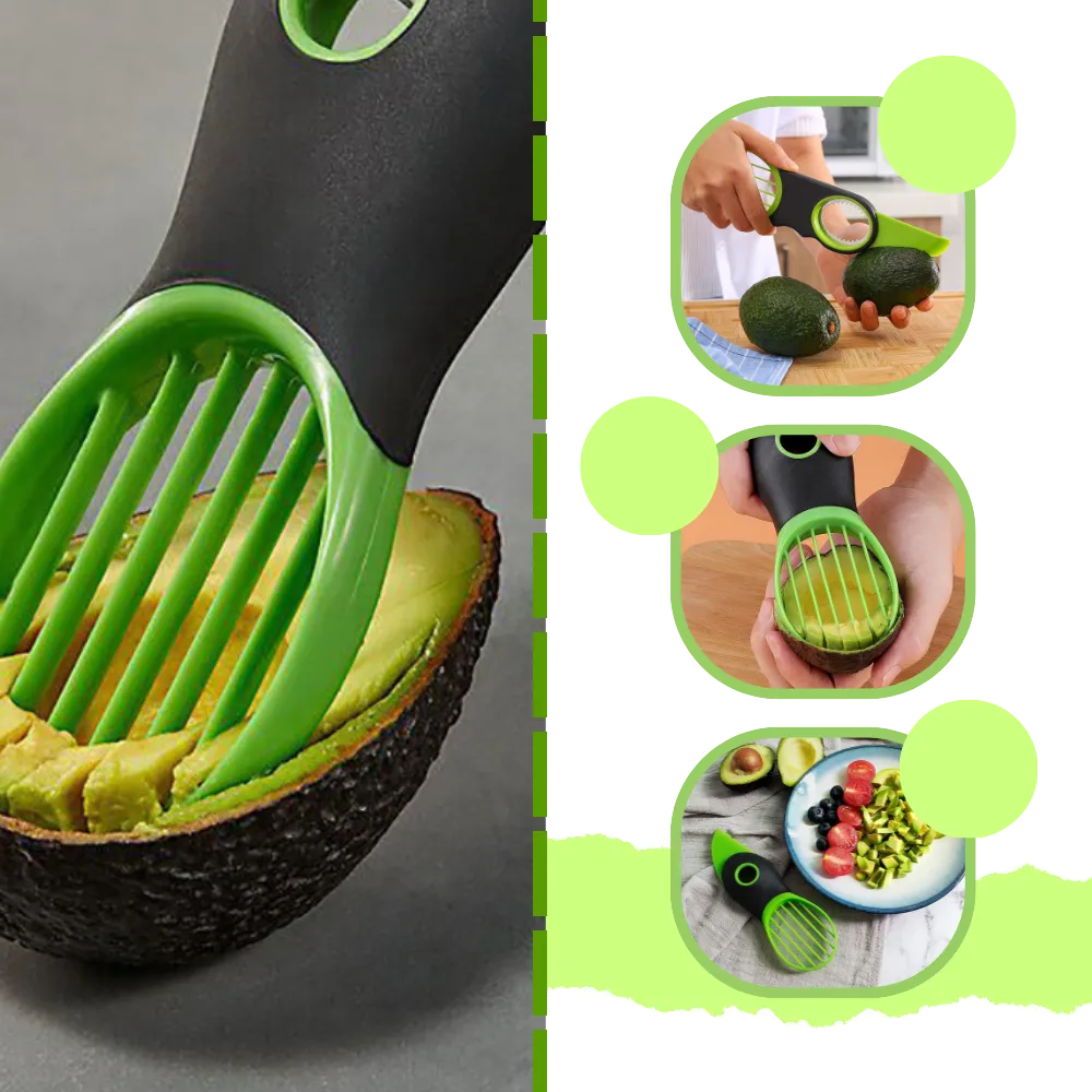 Ergonomic Multifunctional Avocado Tool