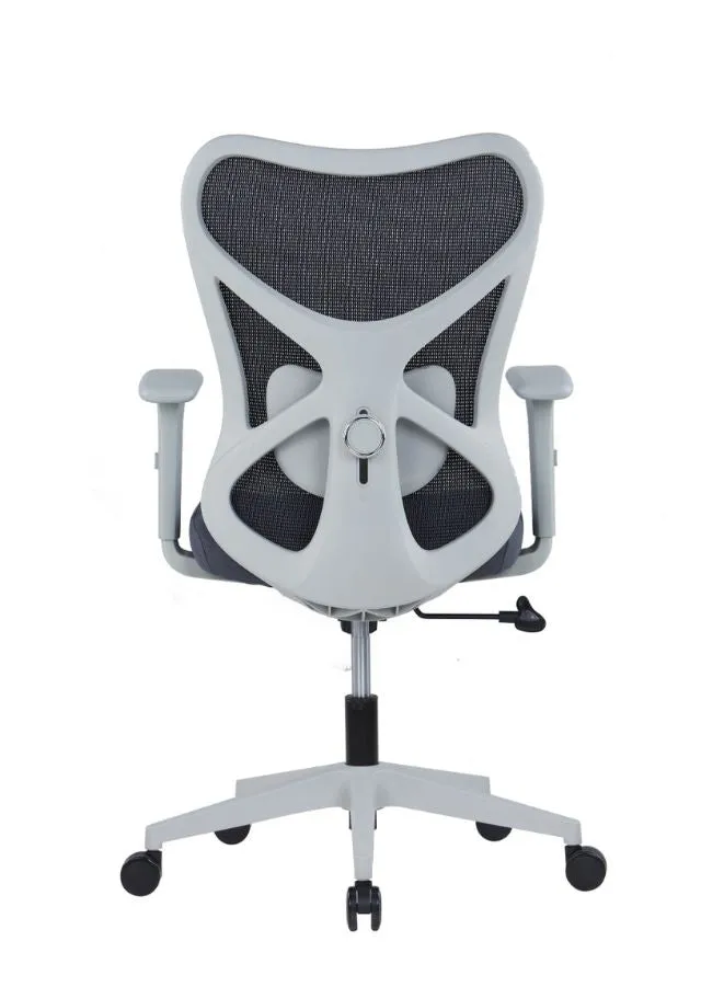 Ergonomic Office Chair with 2D Adjustable Headrest, Lumbar Support, and 125° Recline