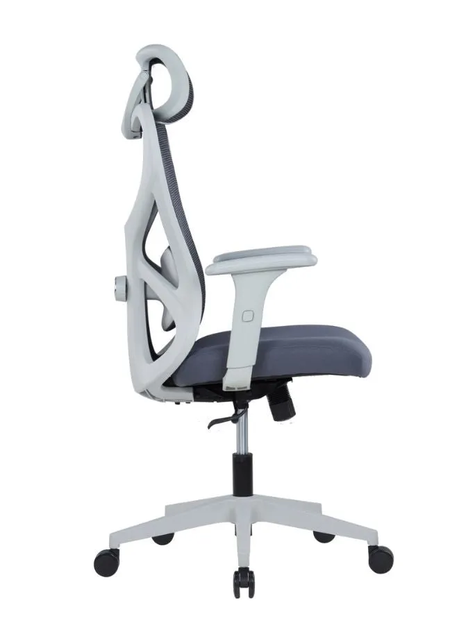 Ergonomic Office Chair with 2D Adjustable Headrest, Lumbar Support, and 125° Recline