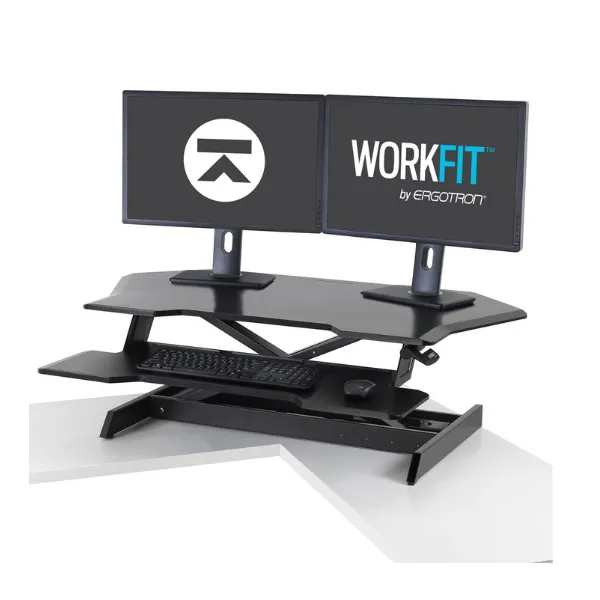 Ergotron WorkFit Corner Sit-Stand Desktop Workstation