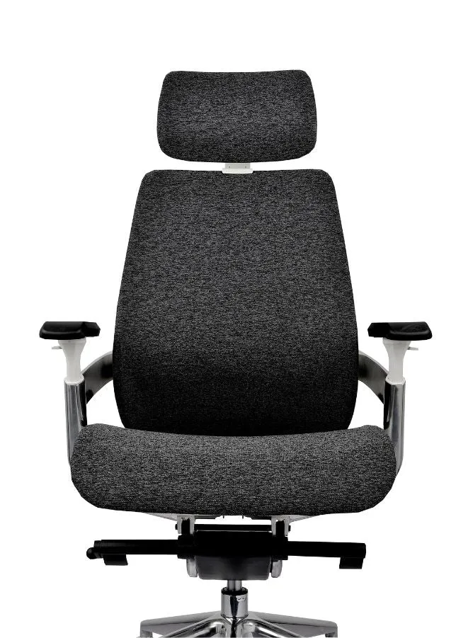 Executive Mesh Office Chair with White Frame, Comfortable for Long Time Use in Office, Home and Shops