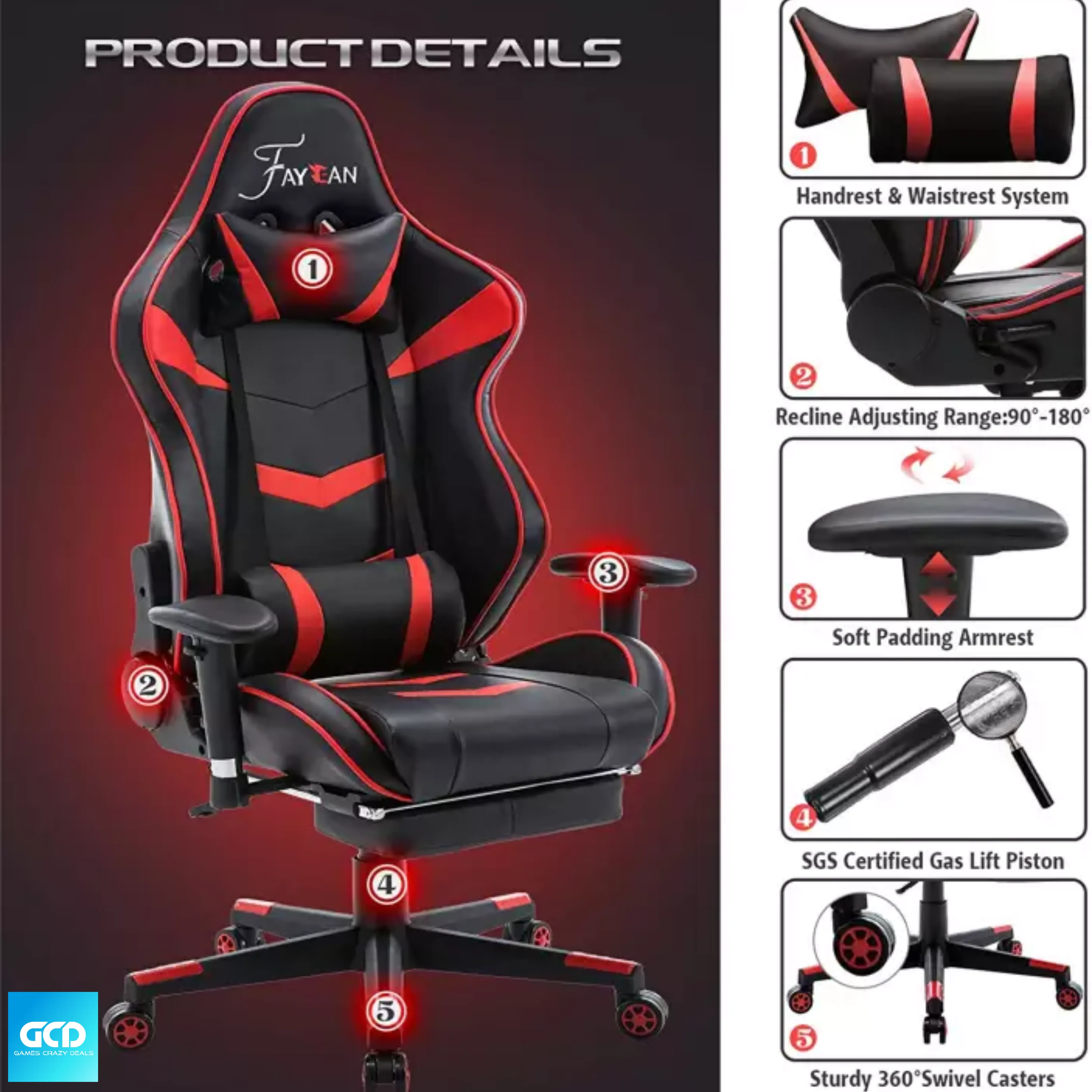 Fayean Ergonomic Gaming Chair