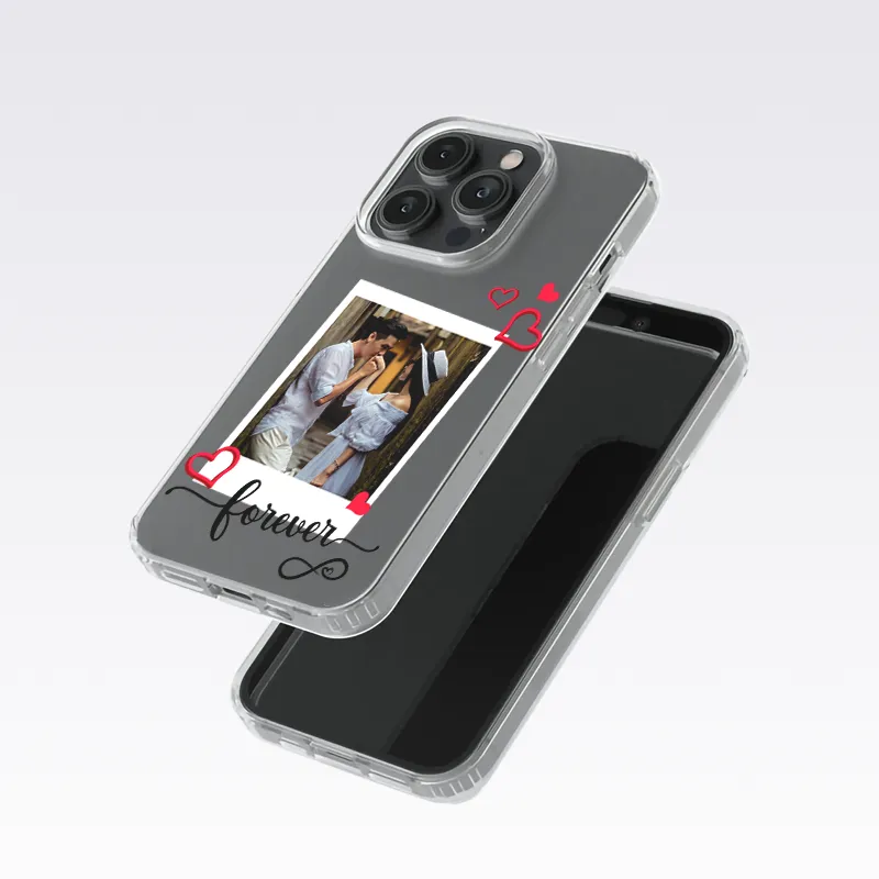 Forever Love Custom Photo Clear Silicon Case