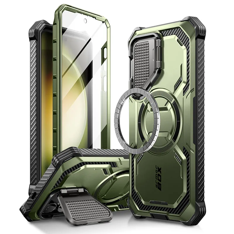 Galaxy S24 Armorbox Protective Phone Case - Dark Green