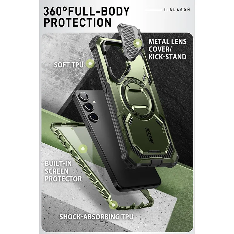 Galaxy S24 Armorbox Protective Phone Case - Dark Green