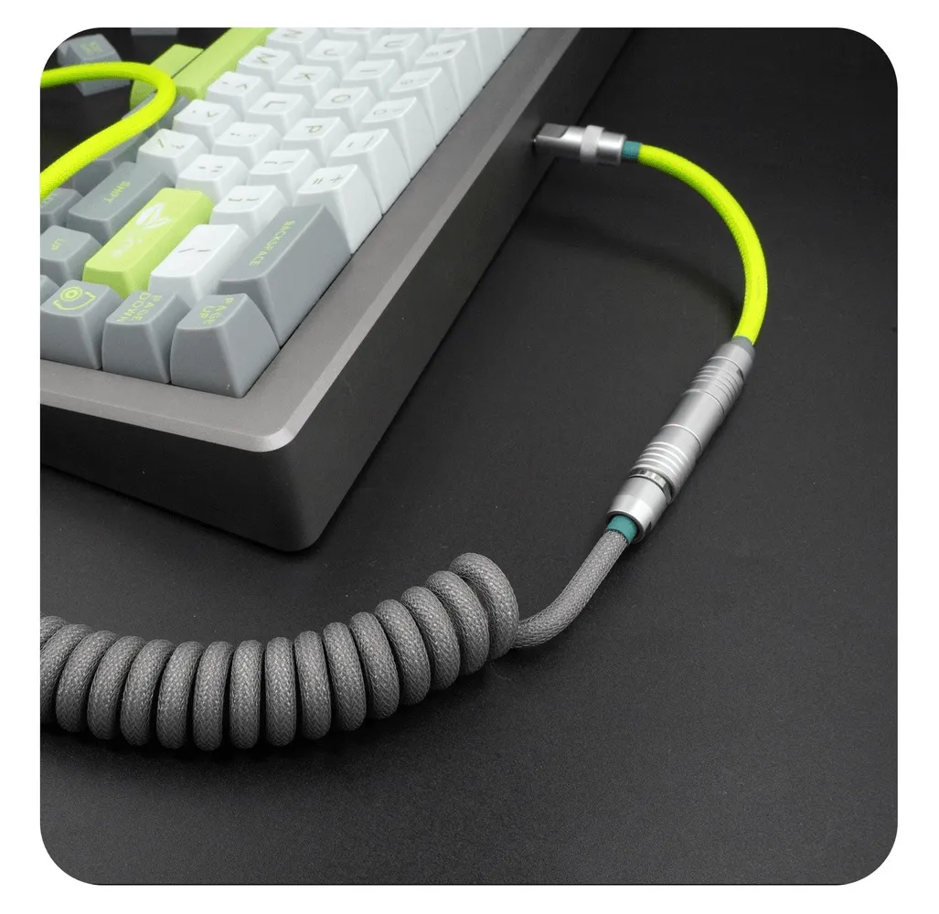 GeekCable Grey Handmade Customized Mechanical Keyboard Cable