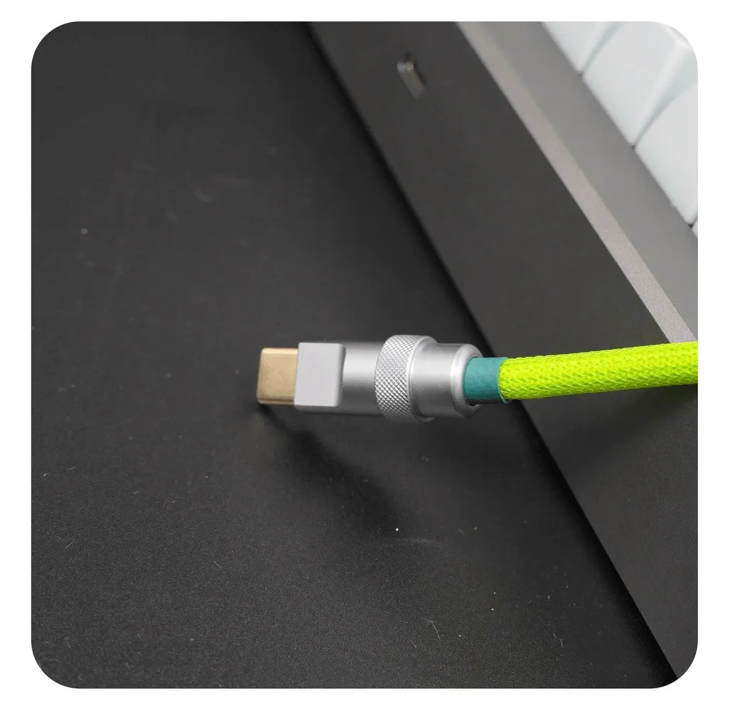 GeekCable Grey Handmade Customized Mechanical Keyboard Cable