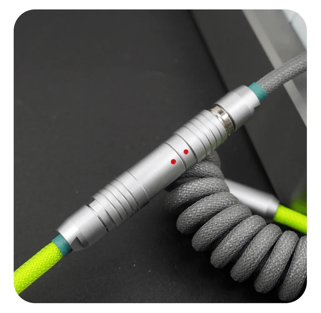 GeekCable Grey Handmade Customized Mechanical Keyboard Cable