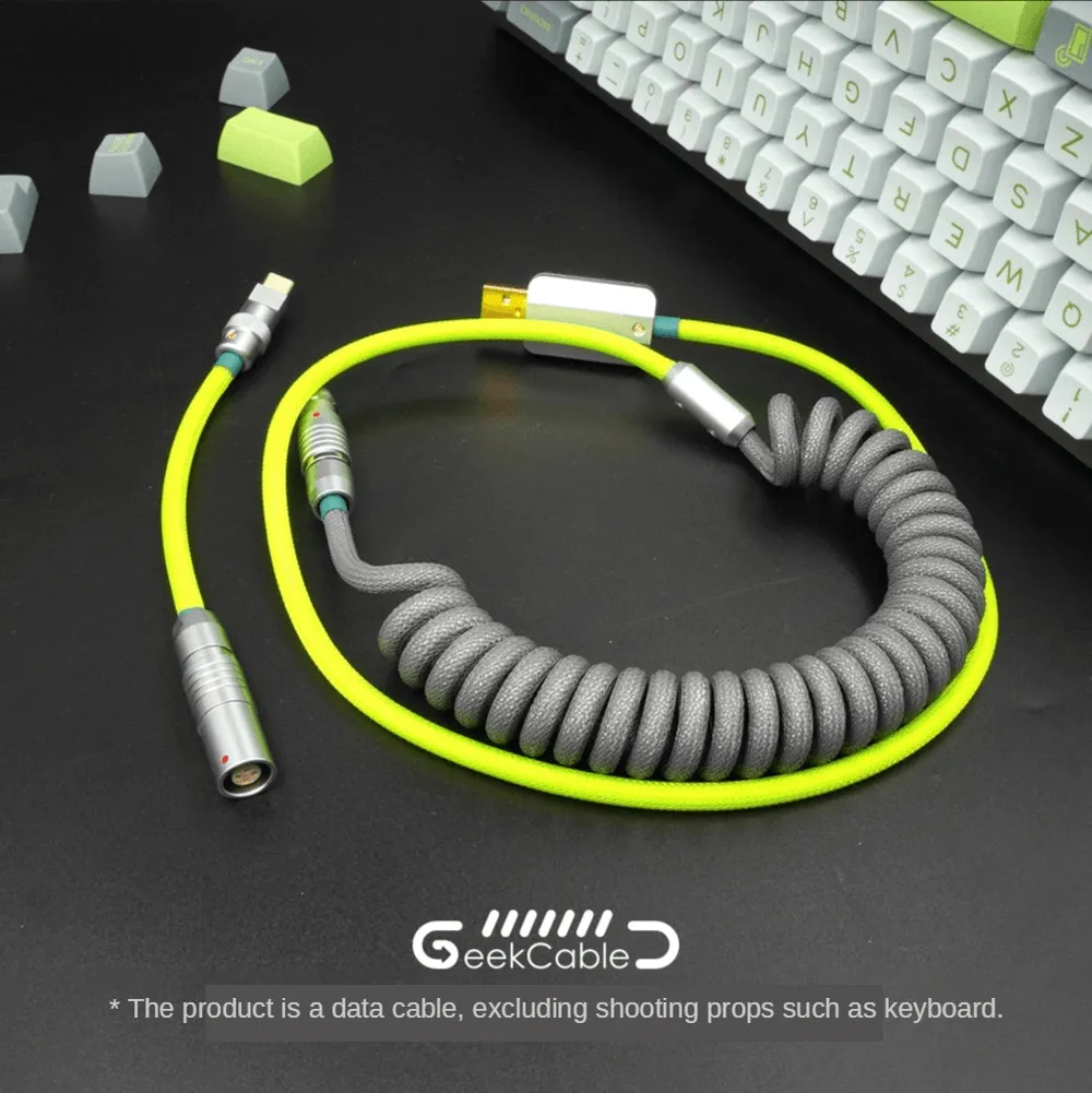 GeekCable Grey Handmade Customized Mechanical Keyboard Cable