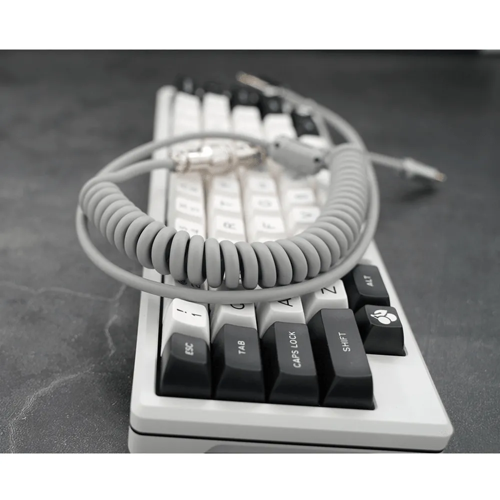 GeekCable Grey USB Manual Customized Mechanical Keyboard Cable