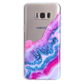 Geode Glitter Clear Samsung Case