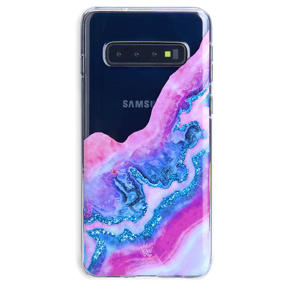 Geode Glitter Clear Samsung Case