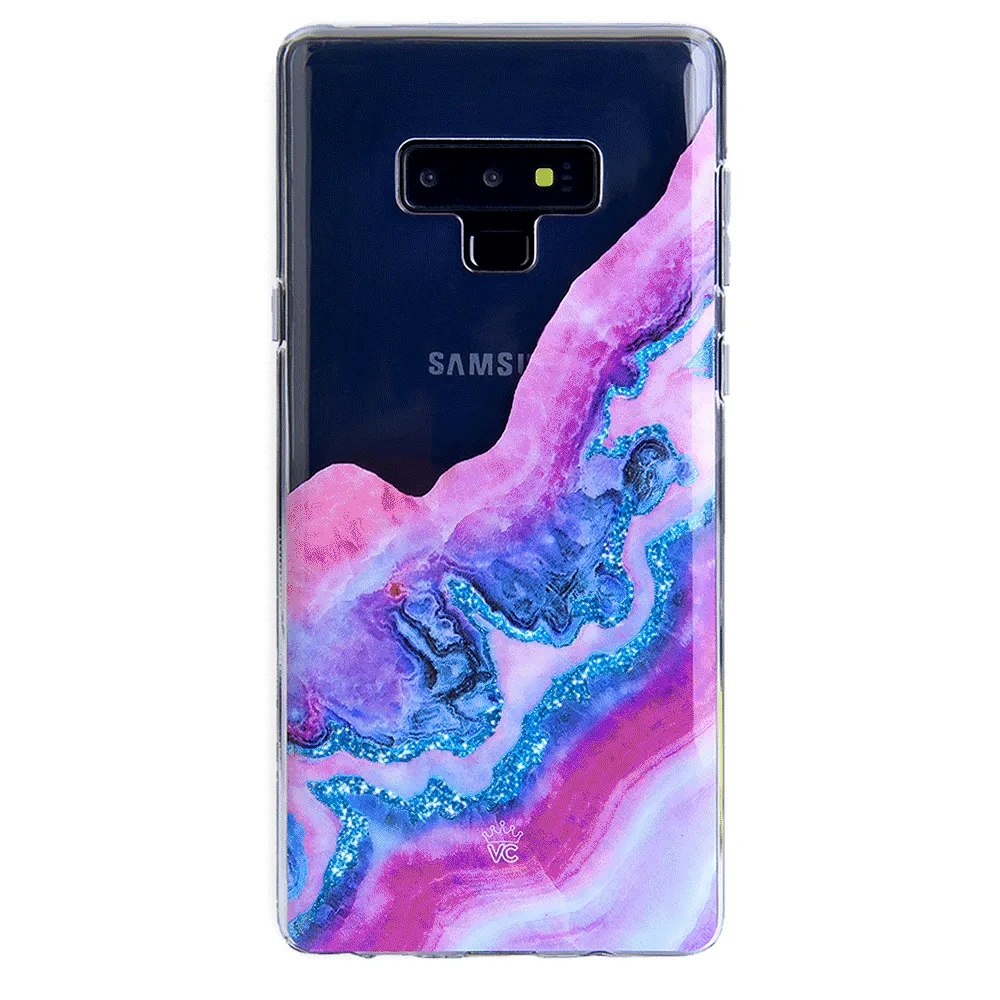 Geode Glitter Clear Samsung Case